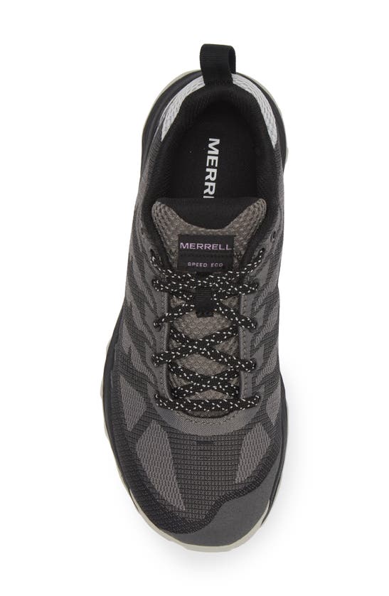 Merrell Speed Eco Hiking Shoe In Charcoal/ Orchid
