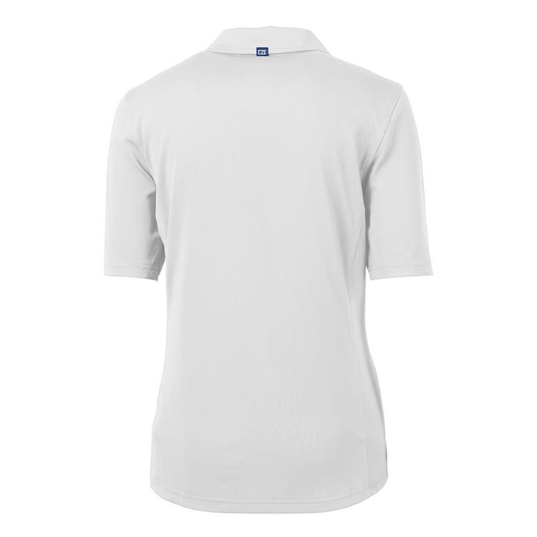 Shop Cutter & Buck White Tulane Green Wave Team Virtue Eco Pique Recycled Polo
