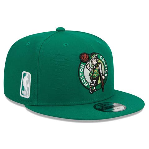 Mitchell & Ness Black And Kelly Green Boston Celtics Hardwood Classics  Sharktooth Snapback Hat for Men