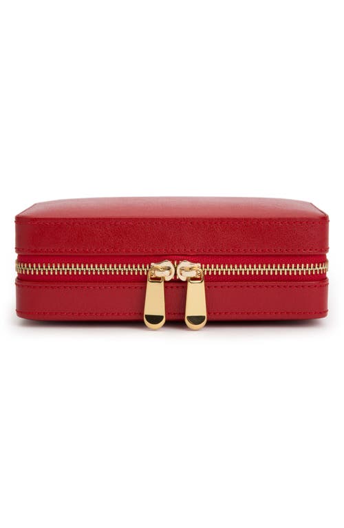 Palermo Zip Jewelry Case in Red