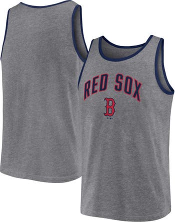 FANATICS Men's Fanatics Branded Heather Gray Boston Red Sox Primary Tank Top