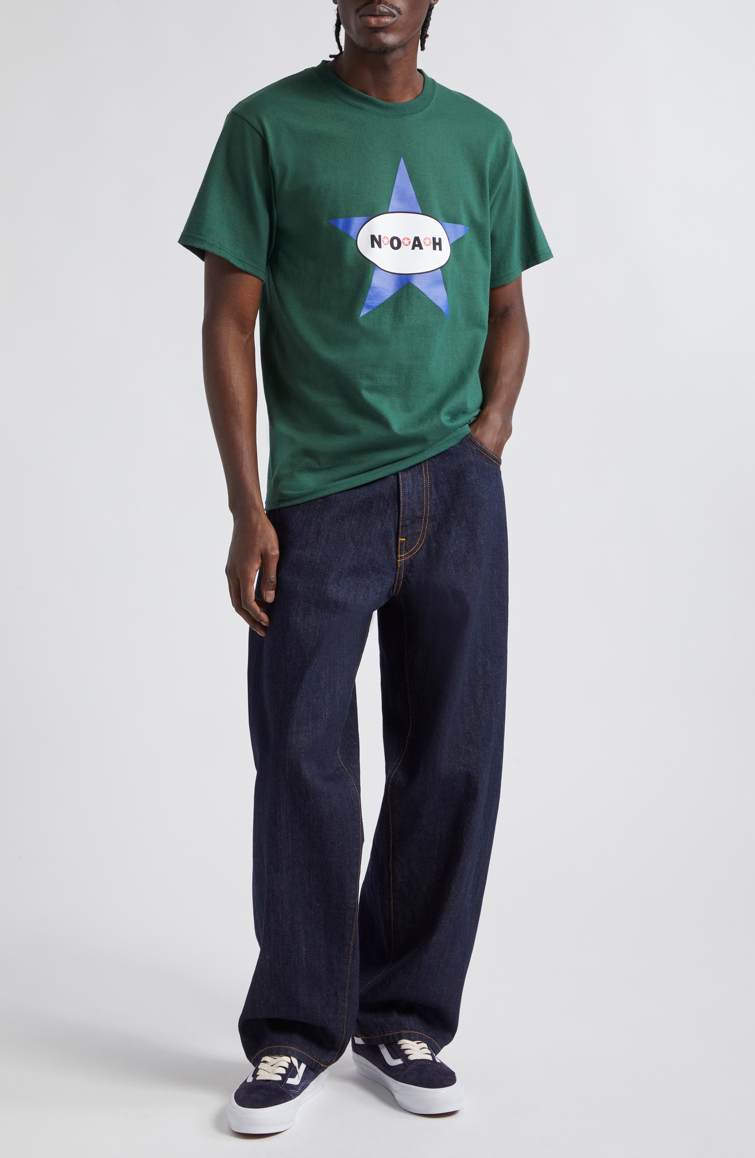 Noah Nonstretch Denim Stovepipe Jeans in Indigo | Smart Closet