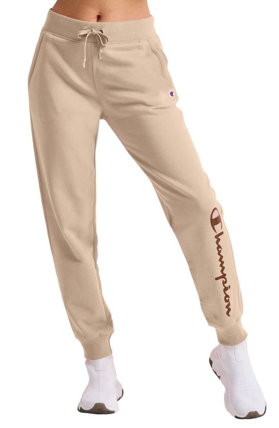 Champion Powerblend Joggers In Creative Mauve