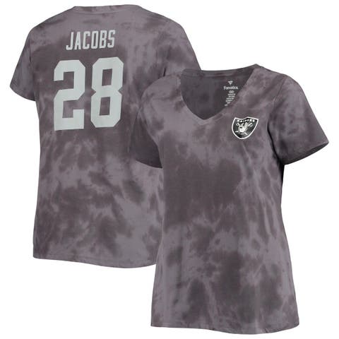 Men's Fanatics Branded Josh Jacobs Black Las Vegas Raiders Team Wordmark Player Name & Number Long Sleeve T-Shirt Size: Small