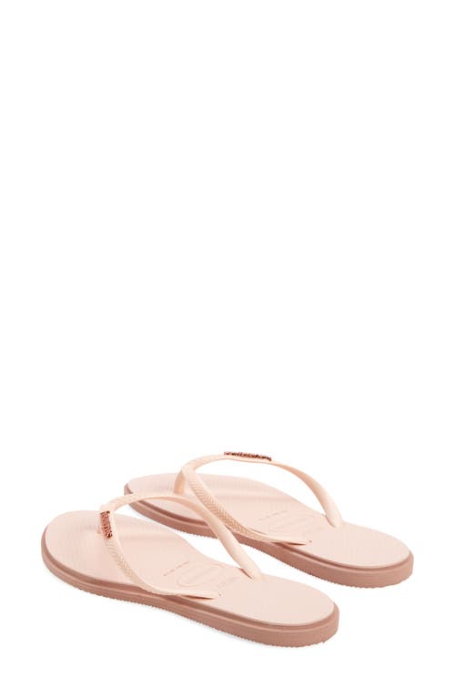 Shop Havaianas Slim Pointed Toe Flip Flop In Crocus Rose