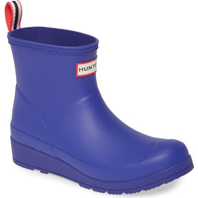 Hunter Original Play Waterproof Rain Bootie, Purple