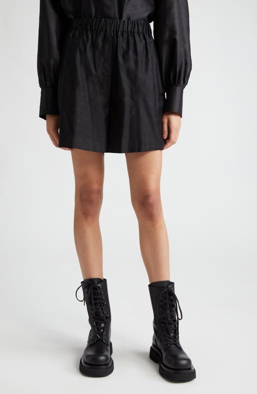 Max Mara Piadena Cotton Sateen Shorts at Nordstrom