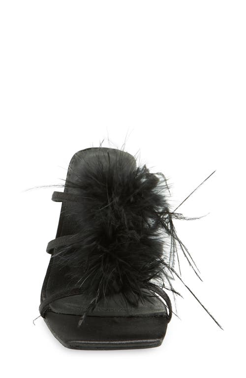 BILLINI BILLINI KAYDEN FEATHER SLIDE SANDAL 