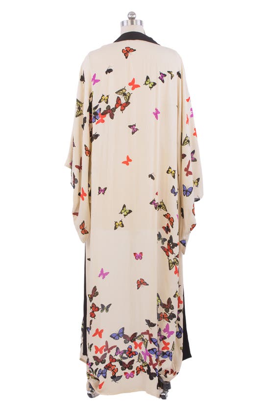 Saachi Butterfly Duster In Beige