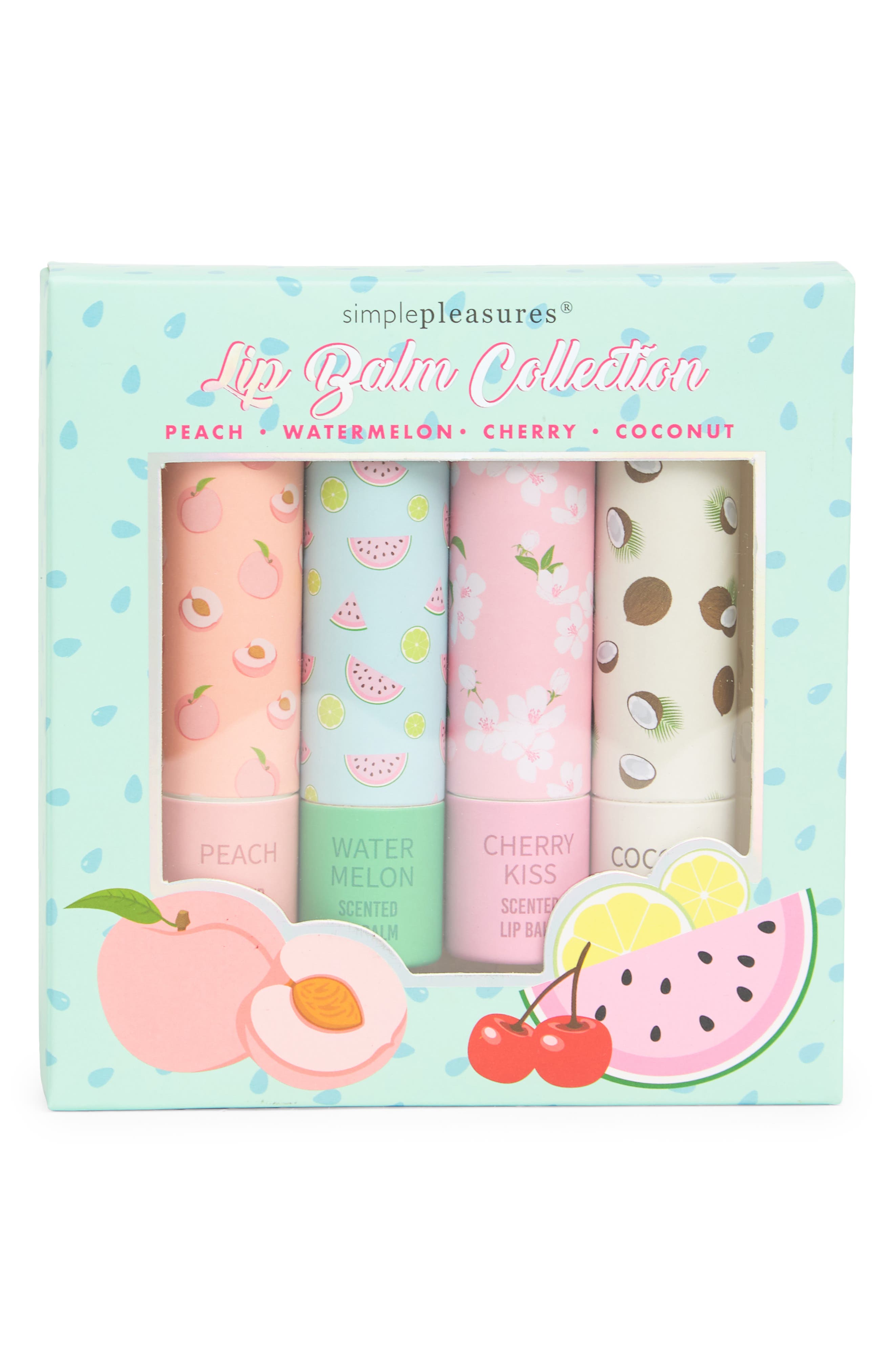 SIMPLE PLEASURES Kids' Lip Balm Collection Pack of 4 Nordstromrack