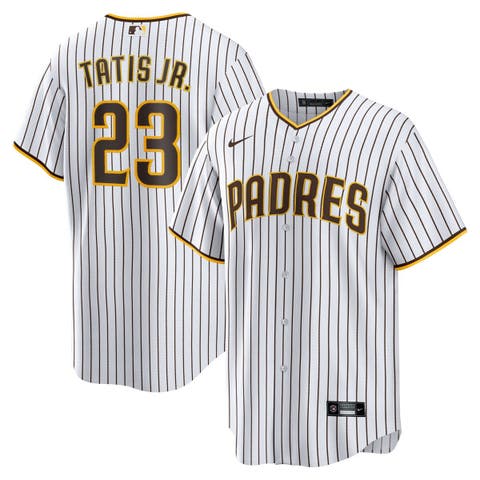 Nike Kids' Youth Fernando Tatis Jr. Gold San Diego Padres Player Name &  Number T-shirt