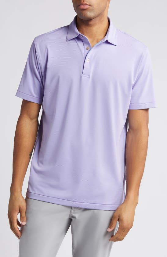 Shop Peter Millar Jubilee Performance Golf Polo In Dragonfly