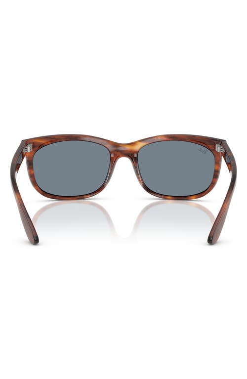 Ray Ban Ray-ban 60mm Pillow Sunglasses In Striped Havana