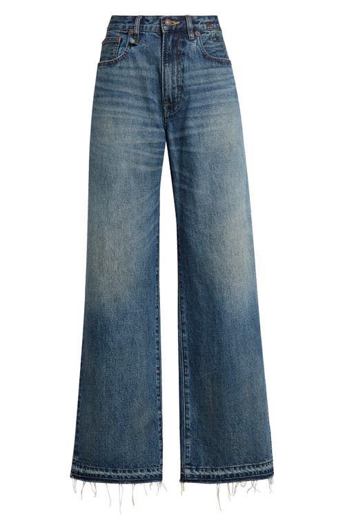 Shop R13 Darcy Loose Jeans In Barter Indigo