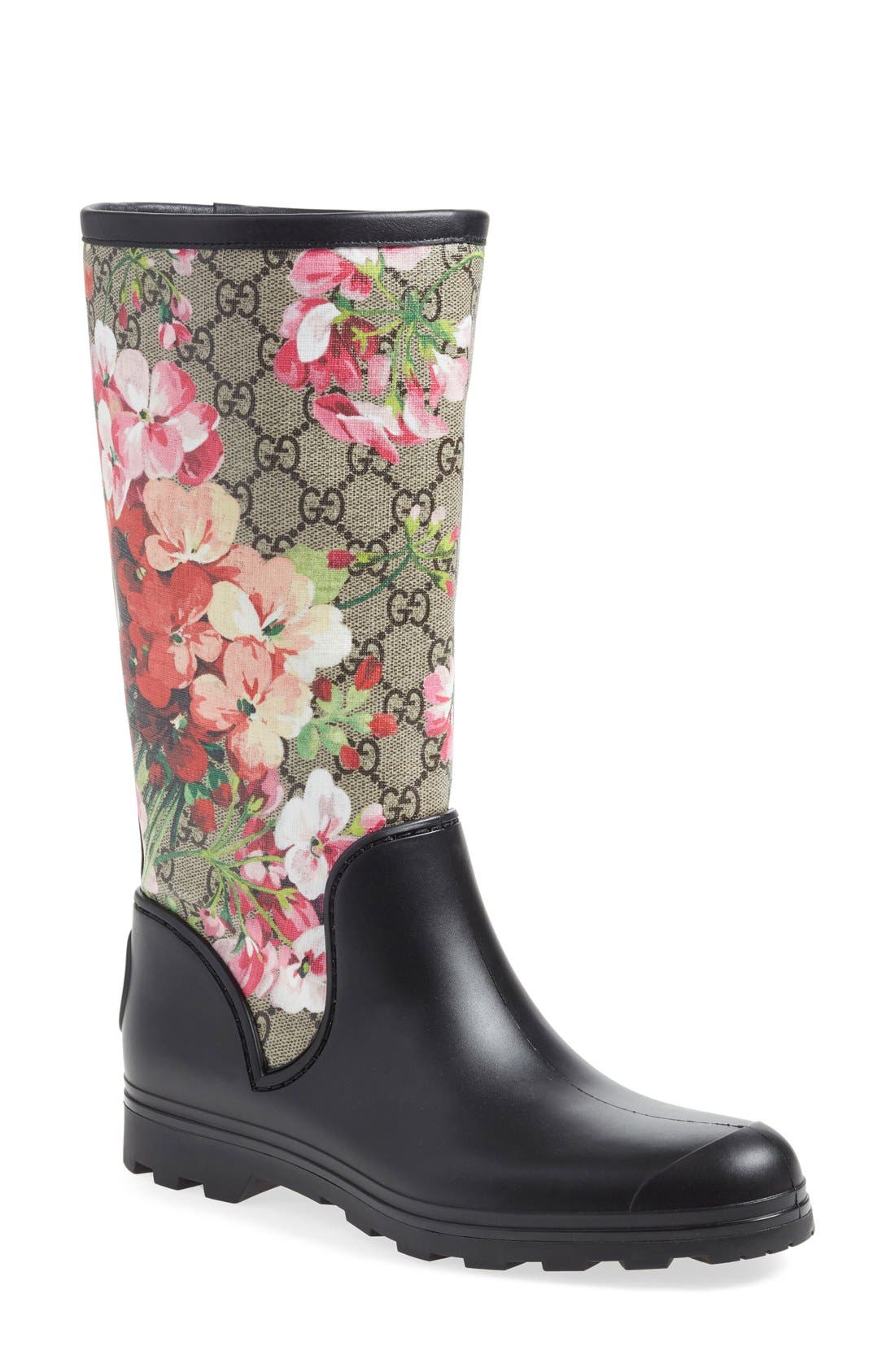 Gucci 'Prato - GG Blooms' Rain Boot 