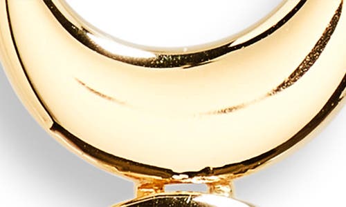 Monica Vinader Kissing Moon 2-tone Linear Drop Earrings In 18ct Gold Vermeil