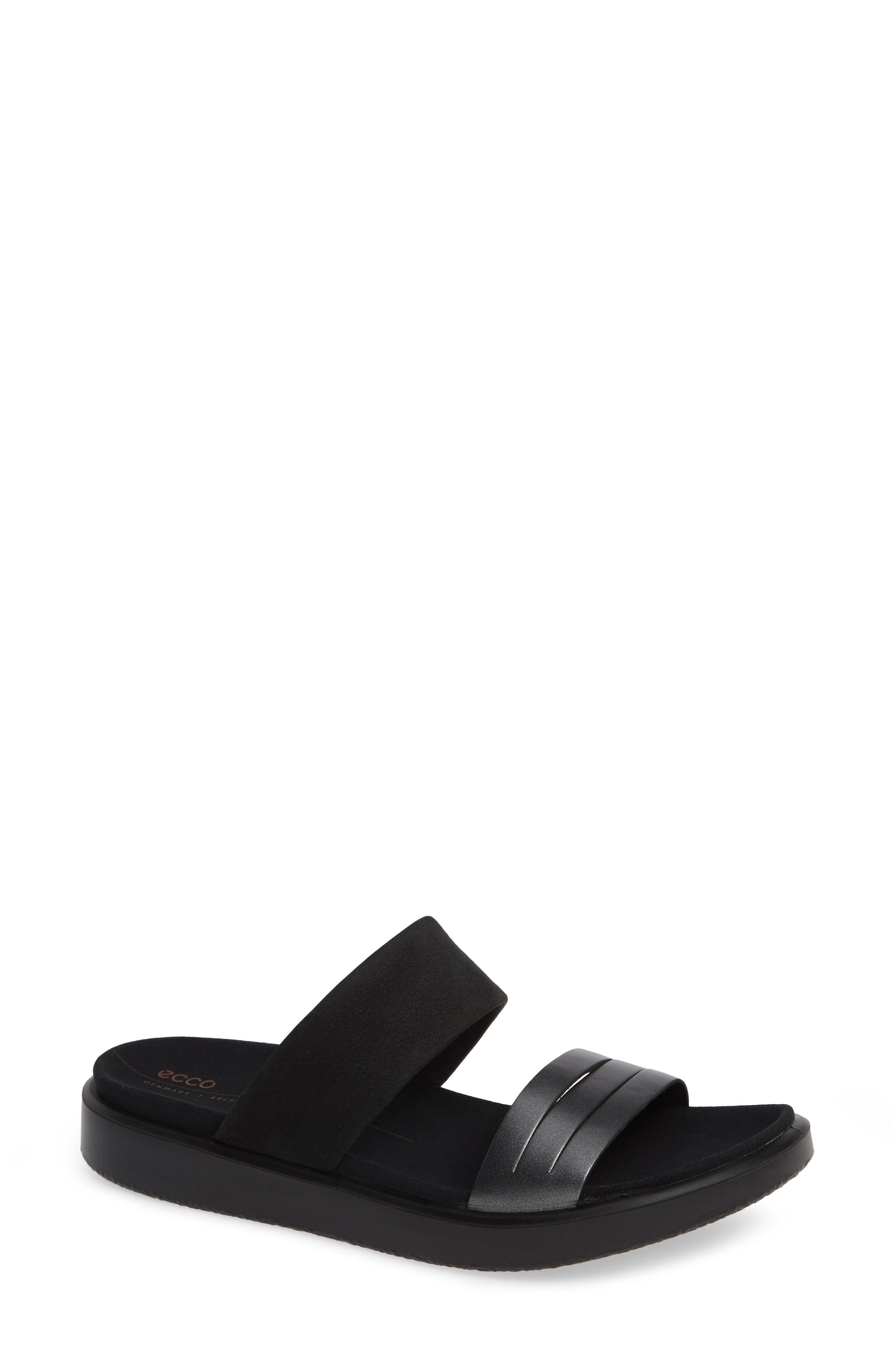 ecco flowt slide sandal