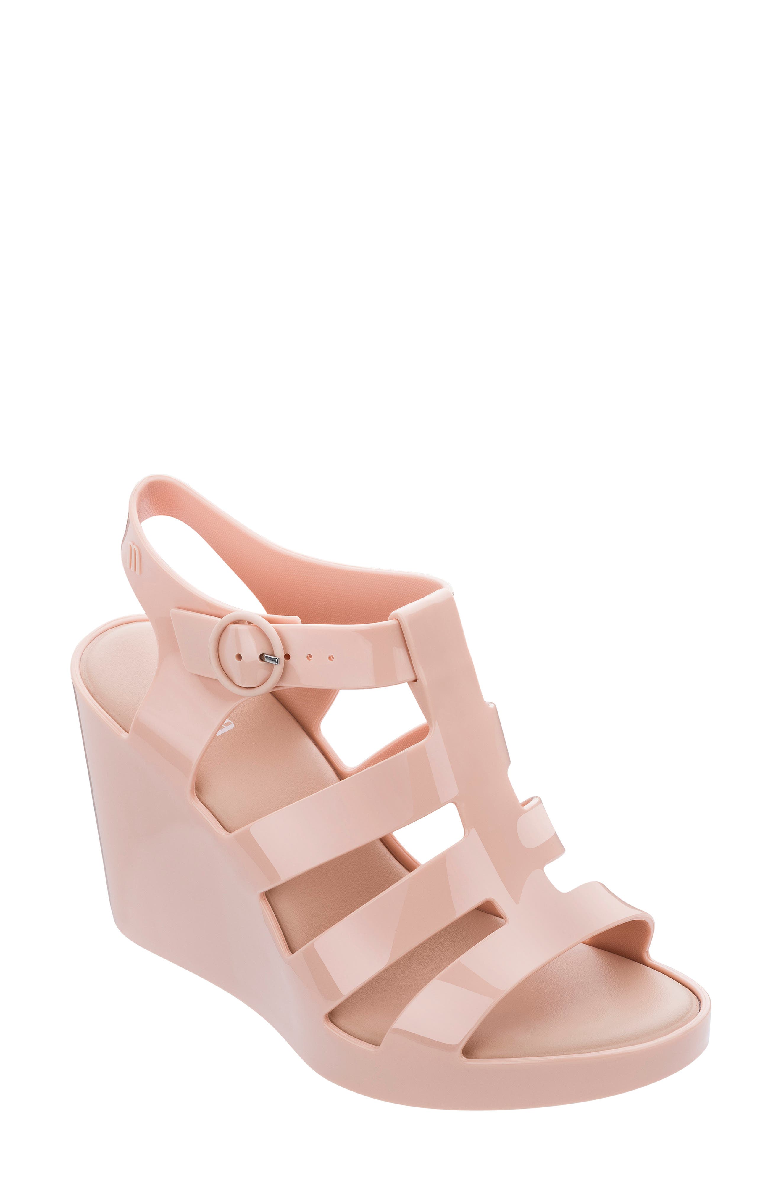 Melissa Peep Toe Platform Wedge Sandal 