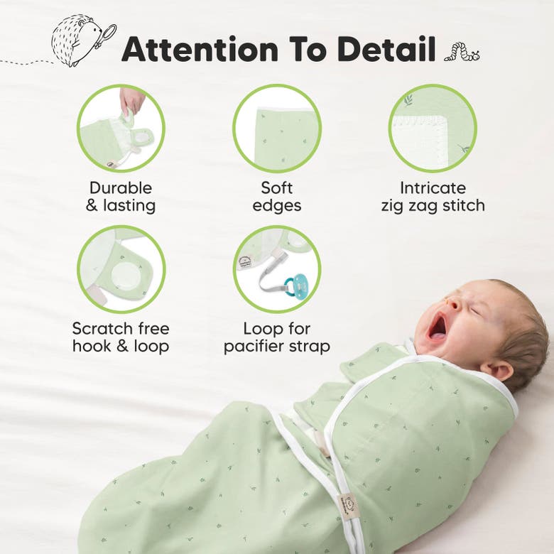 Keababies 3-pack Soothe Swaddle Wraps In Bunnies