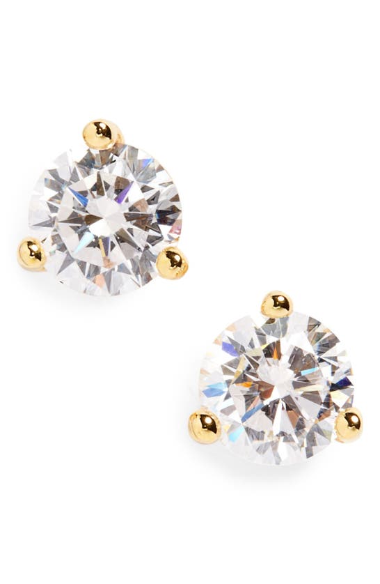 Shop Nordstrom Cubic Zirconia Stud Earrings In Gold