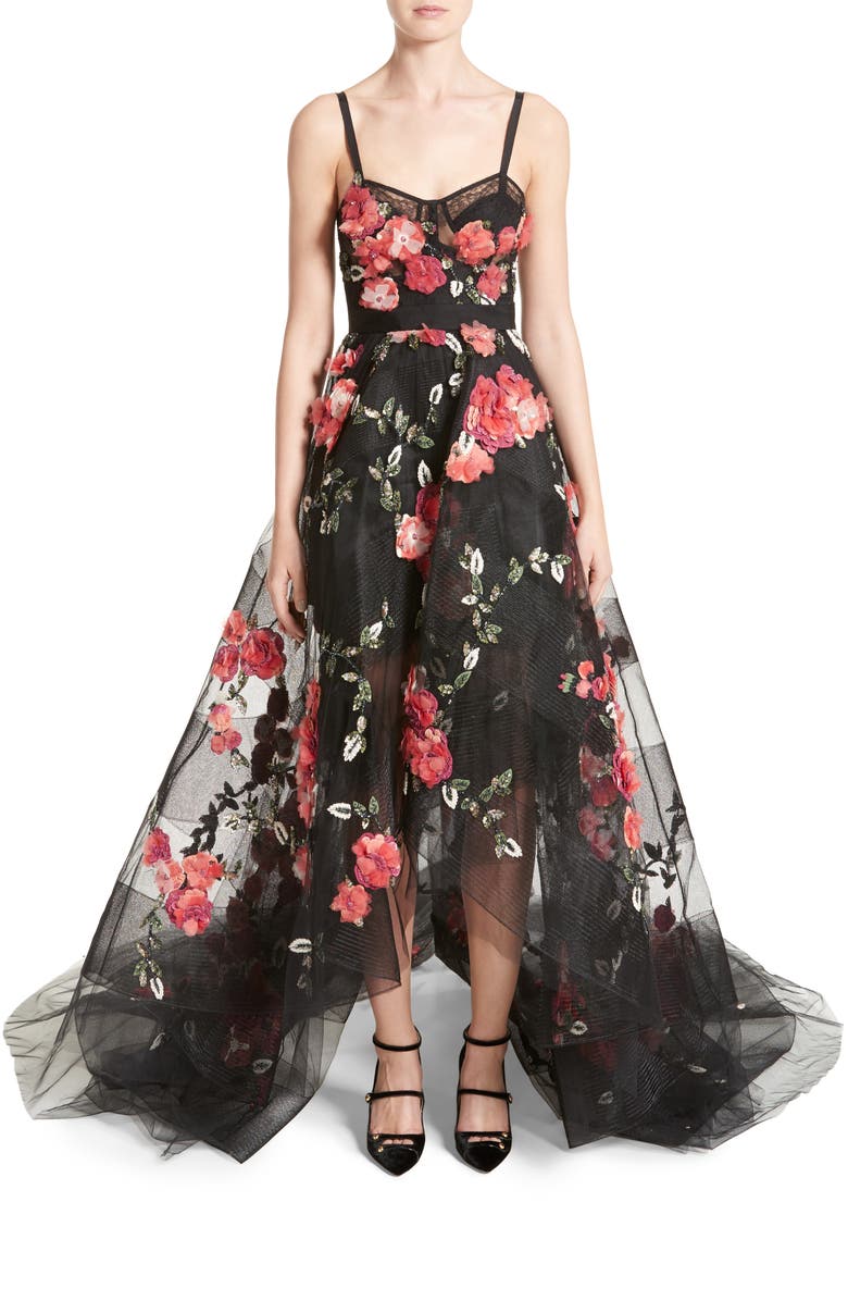 Marchesa Embellished Tulle Gown | Nordstrom