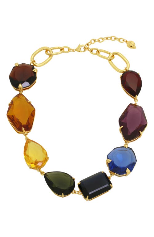 Kurt Geiger London Chunky Cubic Zirconia Collar Necklace in Multi at Nordstrom