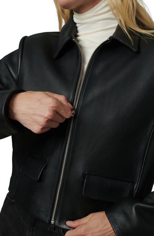 Joe's The Dani Michelle Maren Leather Jacket In Black