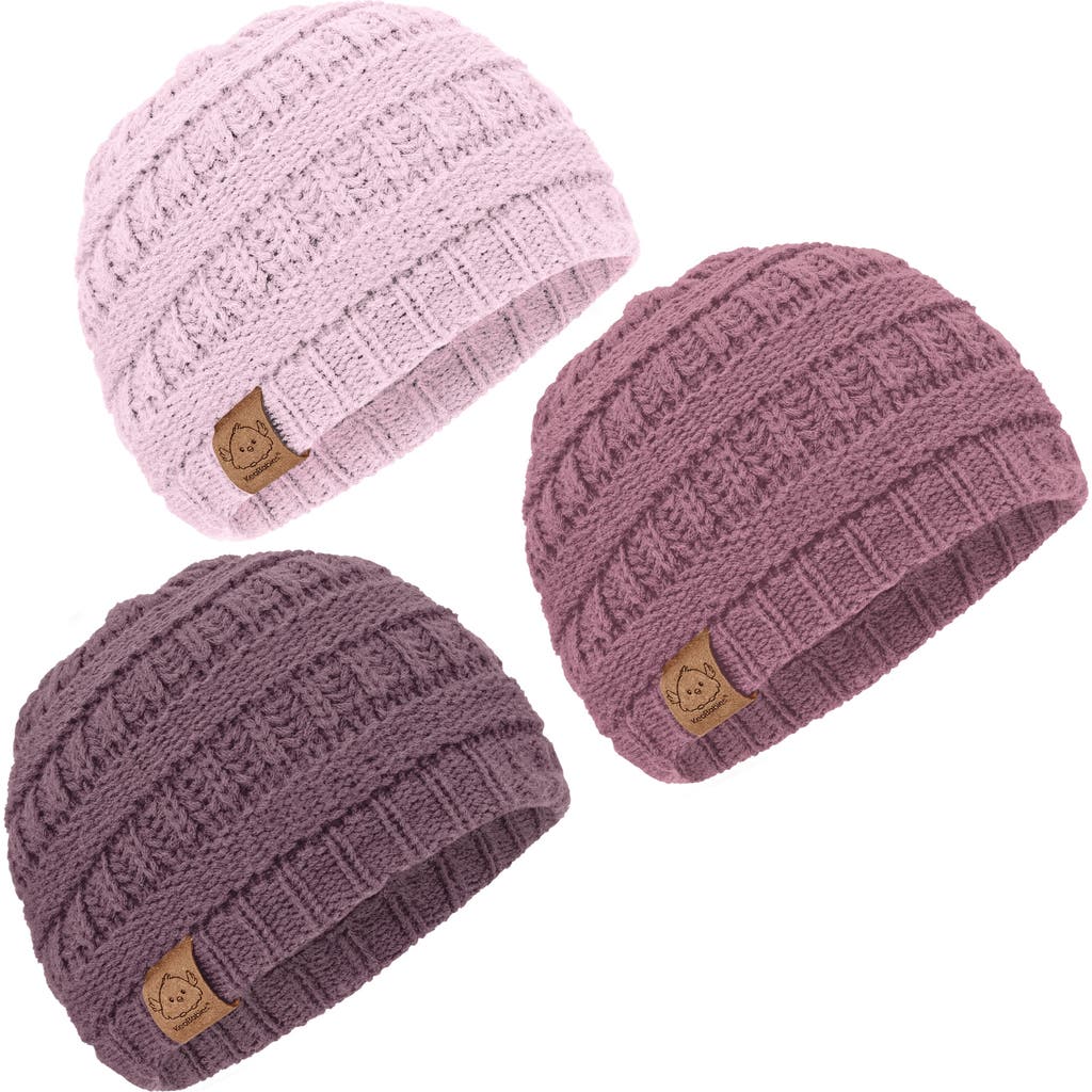 Keababies 3-pack Warmzy Baby Beanies In Regalia