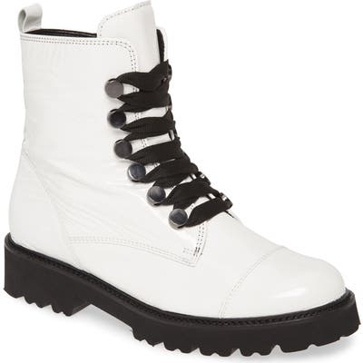 Gabor Combat Boot, White
