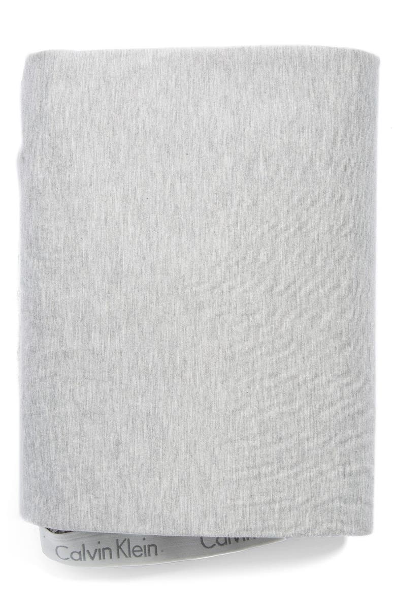Calvin Klein Home Modern Cotton Collection Cotton & Modal Fitted Sheet