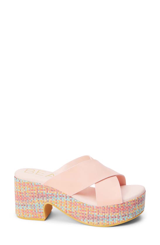 Shop Beach By Matisse Nellie Platform Sandal In Pink