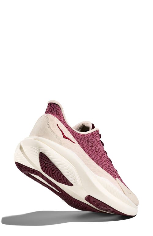 Shop Hoka X Reformation Mach 6 Ls Sneaker In Syrah/savvy Red