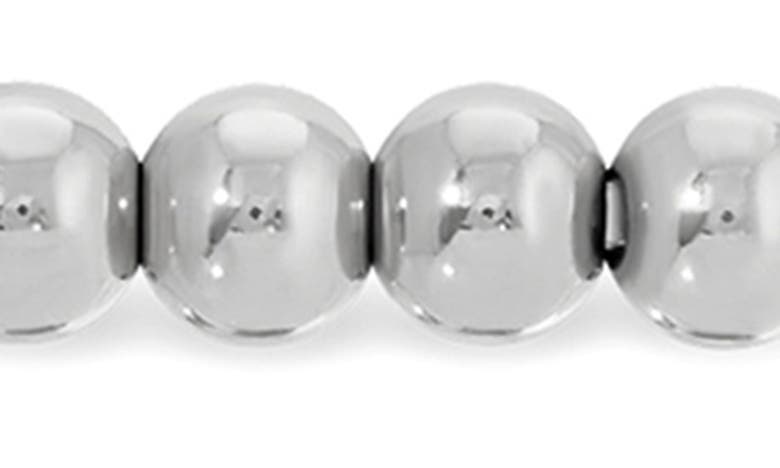 Eye Candy Los Angeles Daniella Set Of 5 Beaded Bracelets In Silver