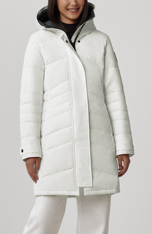 Shop Canada Goose Lorette 625 Fill Power Down Parka In North Star White