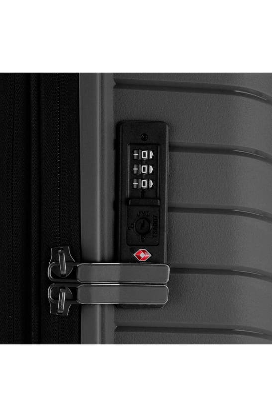Shop Traveler's Choice Travelers Choice Vale 3-piece Hardside Spinner Suitcase Set In Grey