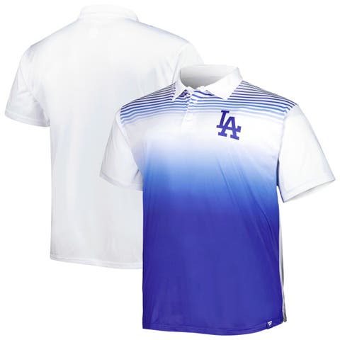 Clayton Kershaw Los Angeles Dodgers Majestic Big & Tall Player Raglan  3/4-Sleeve T-Shirt - Heathered Gray/Royal