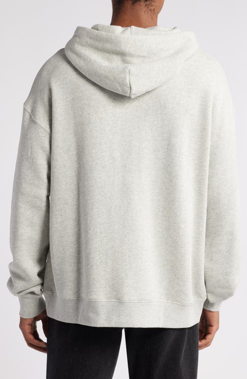 Museum Of Peace And Quiet Museum Of Peace & Quiet Recycle Logo Graphic Cotton Hoodie In Heather Grey