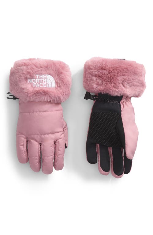 The North Face Kids' Mossbud Water Repellent Gloves In Pink