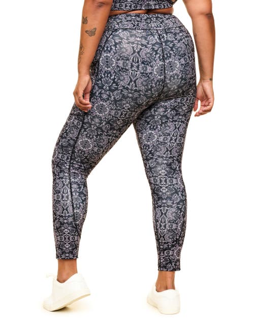 Adore Me Lotus Lotus Leggings In Geo Black