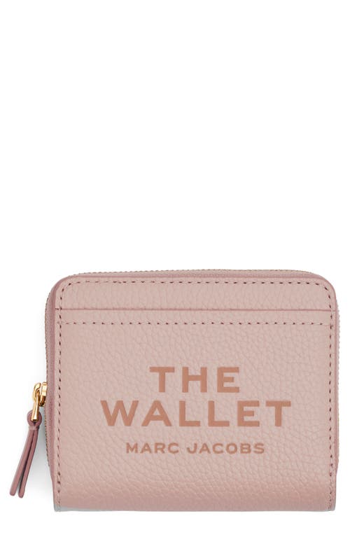 Shop Marc Jacobs The Mini Leather Compact Wallet In Rose