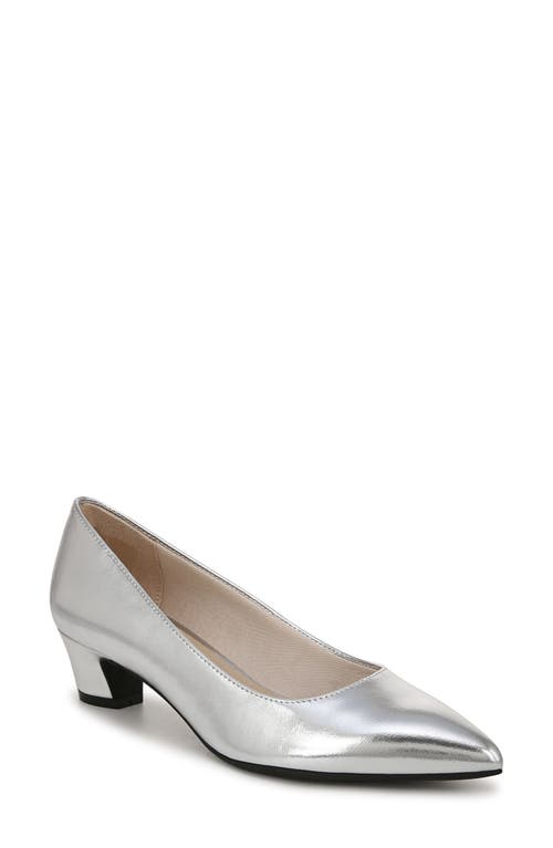 Shop Lifestride Minx Pointed Toe Pump In Silver