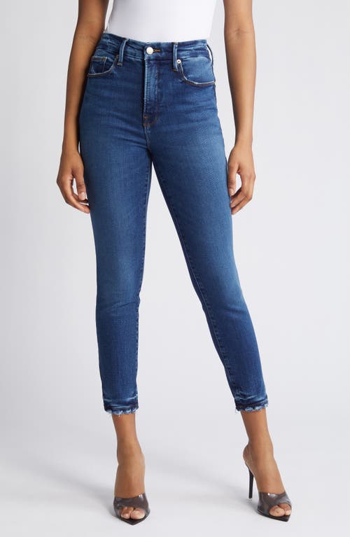 Good American Legs Crop Skinny Jeans Indigo563 at