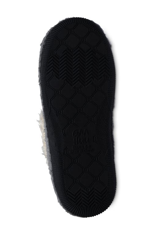 Gaahuu Cozee Faux Fleece Lined Slipper In Grey