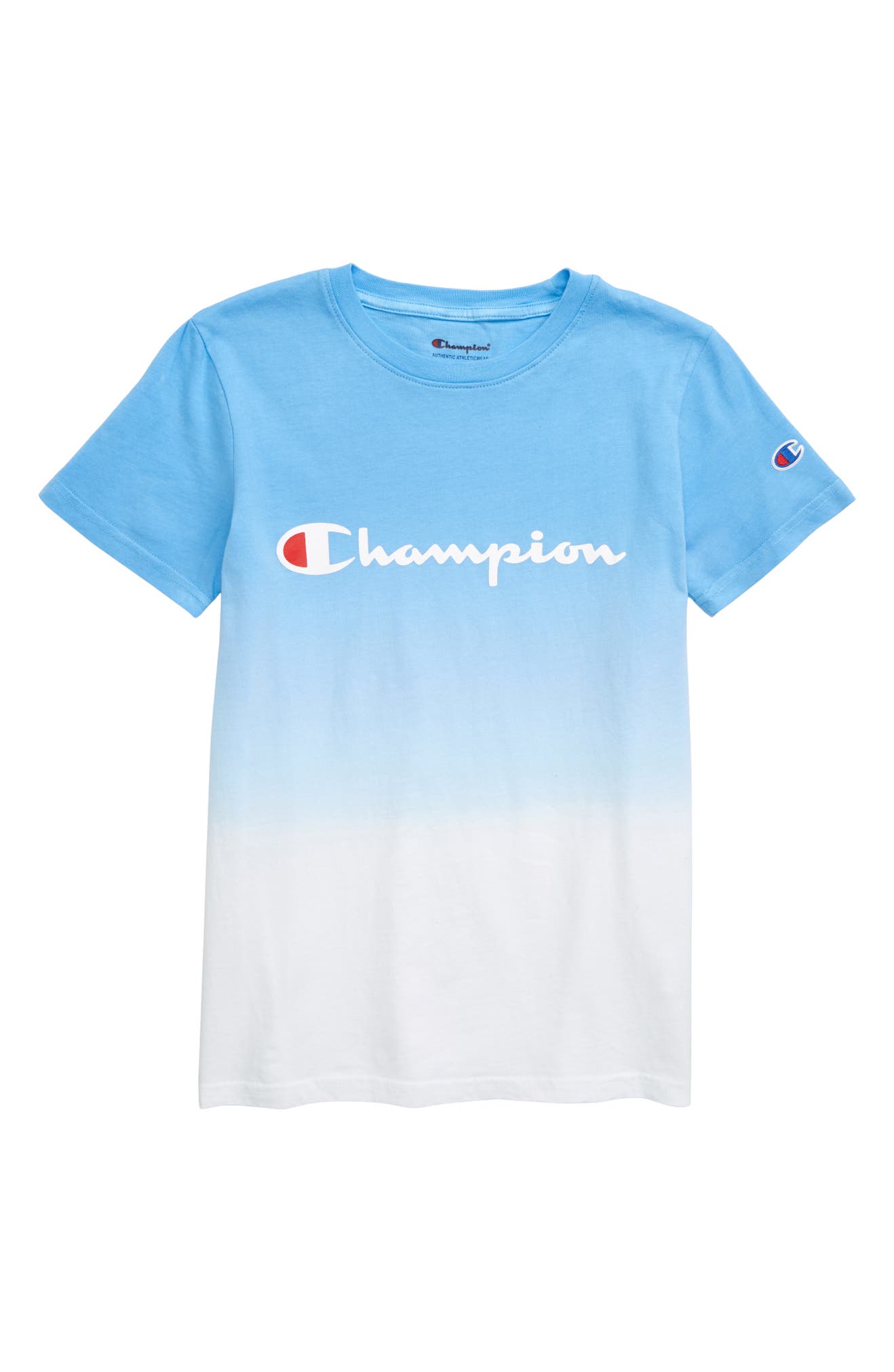Dip Dye Logo Graphic T Shirt