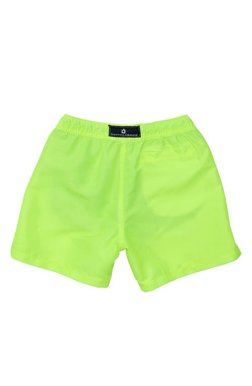 Snapper Rock Unisex Citron Comfort Lined Swim Short In Bright Yellow