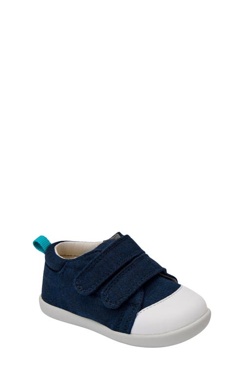 Ten Little First Walkers Sneaker In Navy Blue