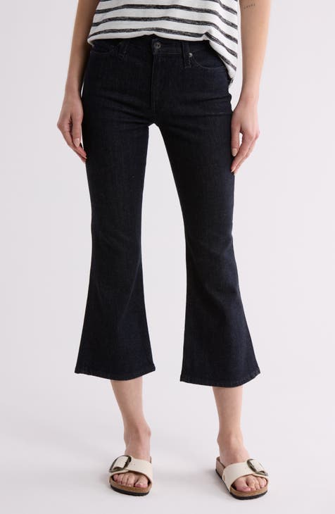 Quinne Crop Flare Jeans (Kingsbury)