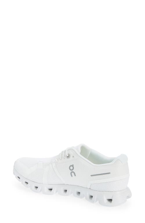 Shop On Cloud 5 Running Shoe In Undyed White/white