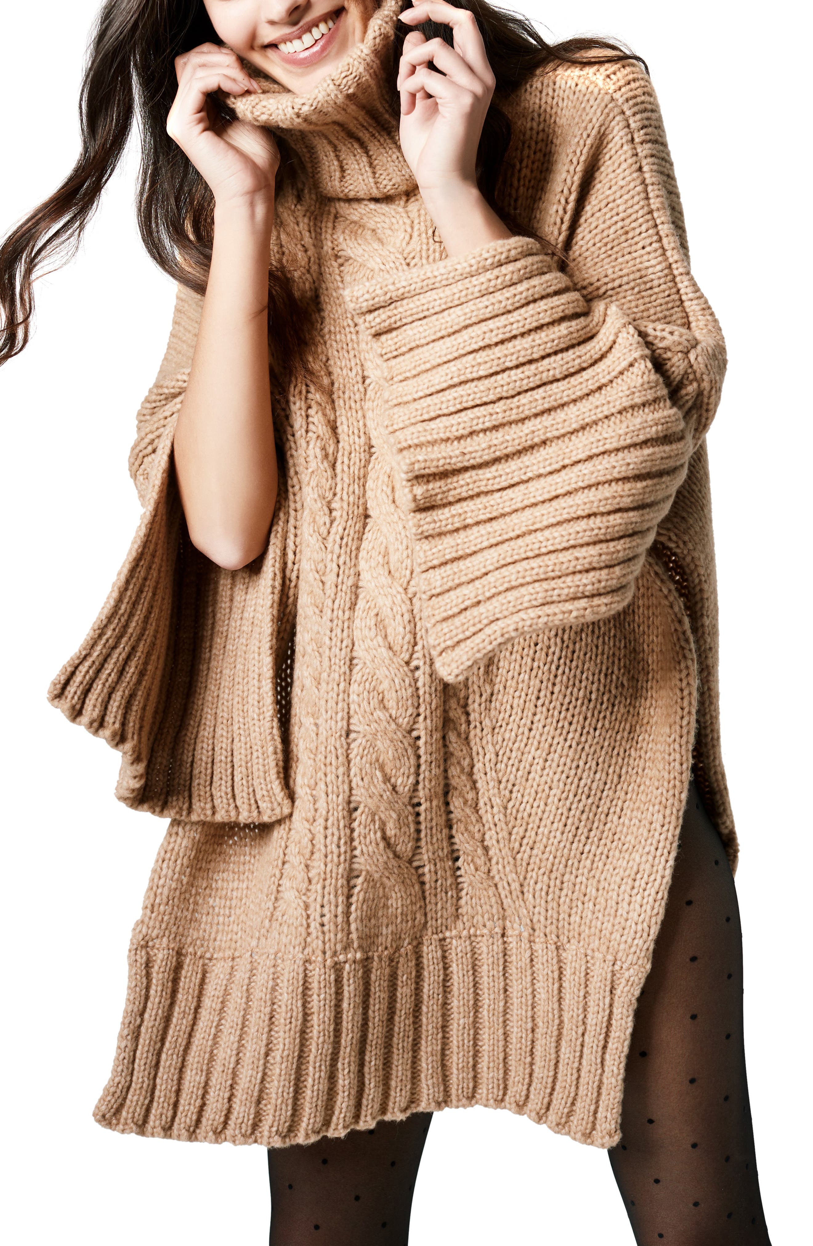 camel sweater turtleneck
