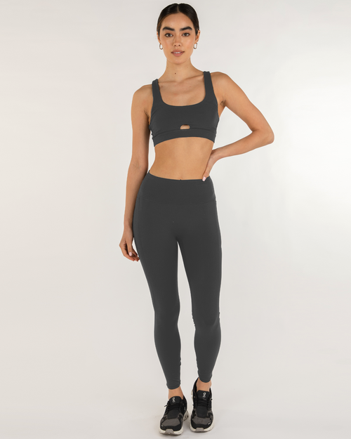 Rebody Active Contour Keyhole Cloudlux Bra In Smoke